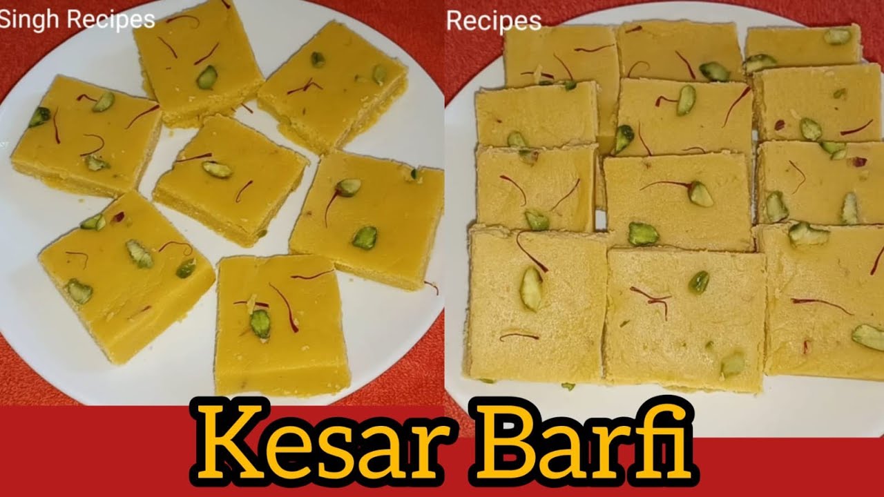 Jaipur Ki Famous Kesar Burfi | Navratri Special Kesar Burfi | Traditional Kesar Pista Burfi Recipe