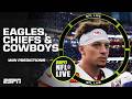 Eagles Chiefs Cowboys SCHEDULE WIN PREDICTIONS NFL Live