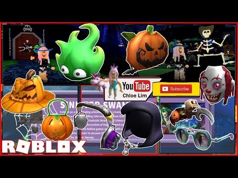 Roblox Gameplay Sinister Swamp Getting 9 More Hallow S Eve Event Items Loud Warning Steemit - roblox halloween event antlers