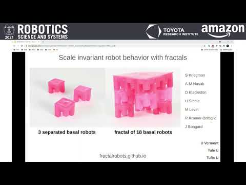 RSS 2021, Spotlight Talk 36: Scale invariant robot behavior with fractals