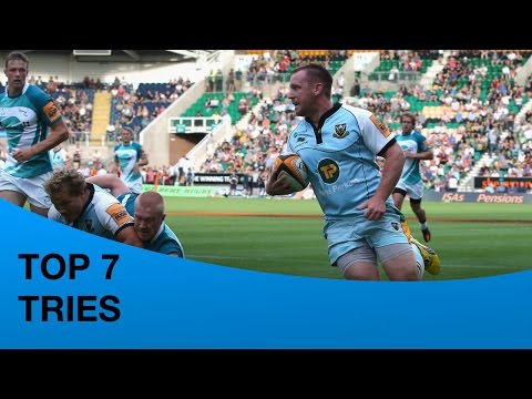 Top 7 Premiership Rugby 7s Tries 2013