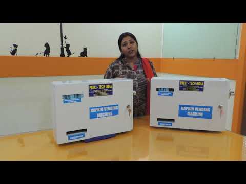 Preci-tech india stainless steel napkin vending machine