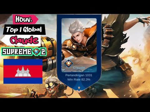 Fast Farm 10 Minutes Max Level - Top 1 Global Claude by Houv. - Mobile Legends 2021