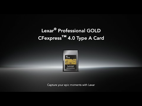 Lexar® Professional GOLD CFexpress™ 4.0 Type A Card