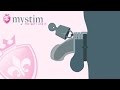 Клітка для члена з електростимуляцією Mystim Pubic Enemy No 1 - Gold Edition