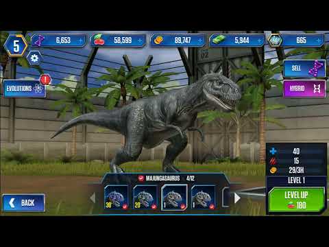 TRICERATOPS_MAJUNGASAURUS_ALANQA MAX LEVEL 40 | JURASSIC WORLD THE GAME