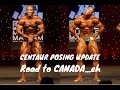 Pro Natural Bodybuilding Posing Update ROAD TO CANADA..Eh (vlog 12)