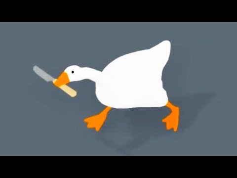 無題のガチョウゲームでナイフで人を追いかけた (END) (I Chased People With A Knife In Untitled Goose Game (END))