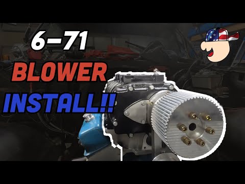 6-71 Supercharger Install on my BUDGET 350 SBC Part 1