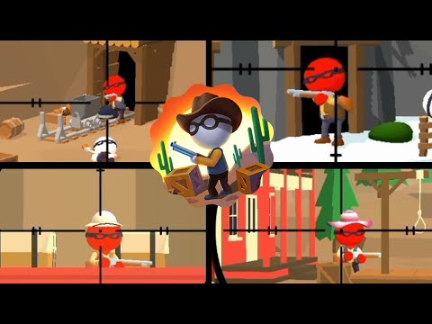 All Bosses Fight - Western Sniper: Wild West FPS Game - (Levels (Contracts) 1-60)  Android Gaming