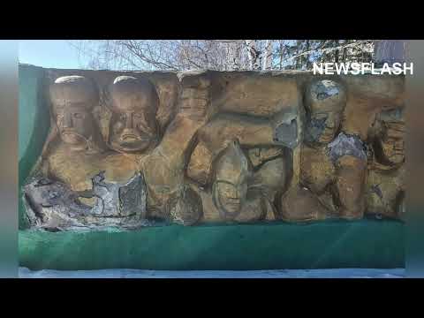 Army Monument Repair Turns Soldiers Into Monsters
