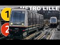 🇫🇷 Lille Metro - All the Lines (Line 1 & 2) / Toutes les Lignes - Métro de Lille (2022) (4K)