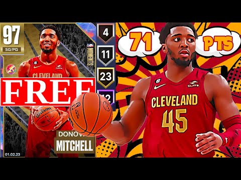 FREE MOMENTS GALAXY OPAL DONOVAN MITCHELL GAMEPLAY! SIZE DOES NOT HOLD HIM BACK IN NBA 2K23 MyTEAM!