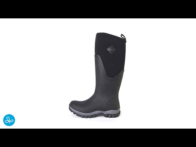 Vídeo relacionado con MUCK Botas altas Arctic Ice para mujer + Vibram Arctic Grip A.T., negro, talla 8(M)