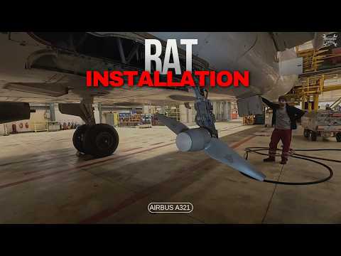 Ram Air Turbine installation on A32F