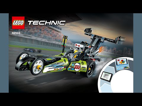 LEGO 42103 Dragster (4K) - building instructions 1/2
