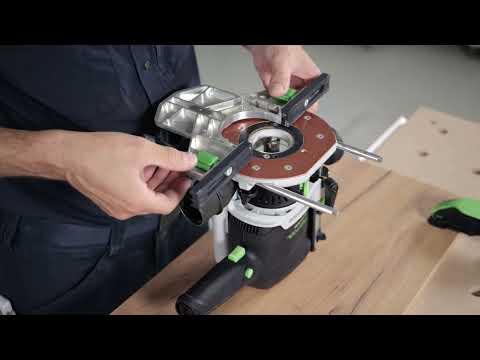 OF 1010 R Quick Guide - Use of the parallel guide