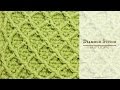 How To Crochet The Diamond Stitch Easy Tutorial By Hopeful Honey