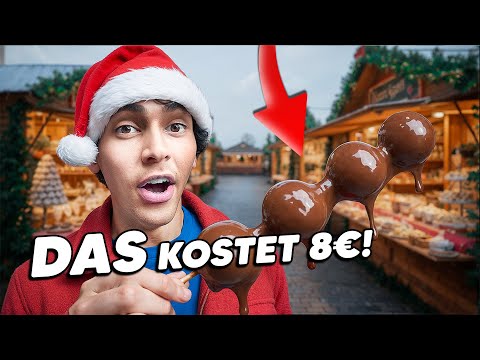 I ate nothing but expensive Christmas market food all day! 😳 | Yow Mohi
