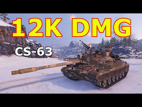 World of Tanks CS-63 - 4 Kills 12K Damage