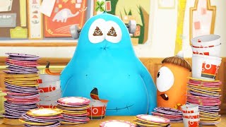 Spookiz Too Much Food Equals Toilet Time 스푸키즈 | Funny Animated Cartoon | Videos For Kids