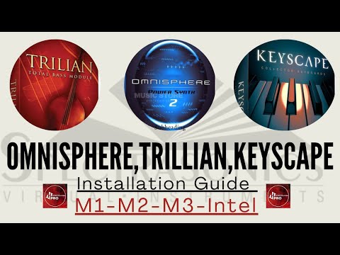 2024 Spectrasonics Install: Omnisphere, Trilian, Keyscape on Mac M1/M2/M3 & Intel | pluginsvst.com