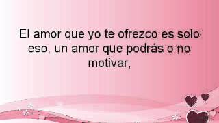 El amor que yo te ofrezco