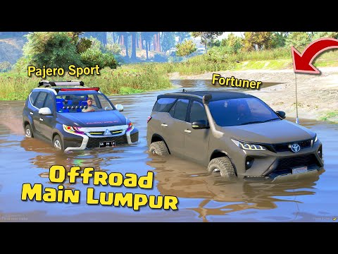 Offroading Using the New Fortuner and Pajero Sport in GTA 5 Indonesia