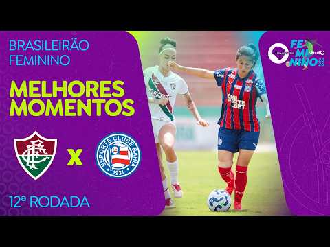 Gols e lances de Fluminense x Bahia