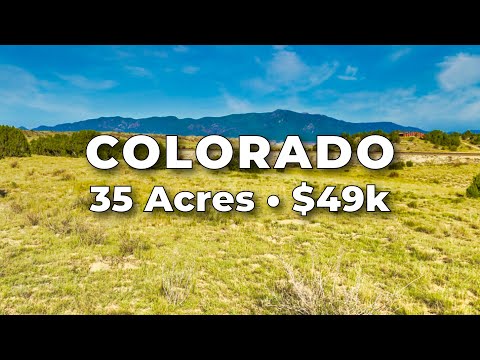 35 Acres of COLORADO Land for Sale with Creek, Power & Mountain Views • LANDIO