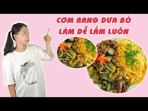 Cơm rang dưa bò