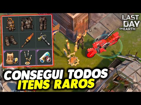 CONSEGUI TODOS OS ITENS RAROS - Last Day On Earth