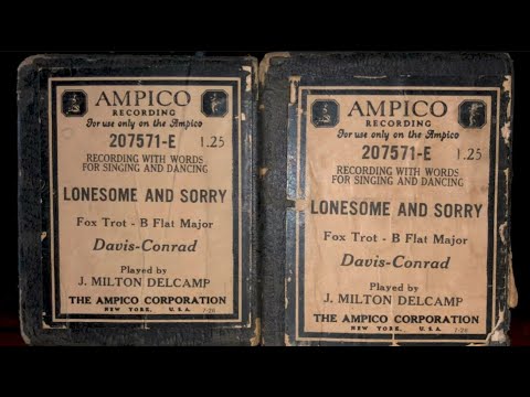 Lonesome And Sorry - Fox Trot | Davis-Conrad 1926 | Pb. J. Milton Decamp | Piano roll