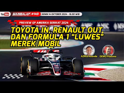 Preview GP Amerika Serikat 2024: Toyota In, Renault Out