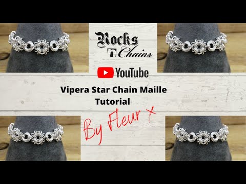 Vipera Star Chain Maille Tutorial