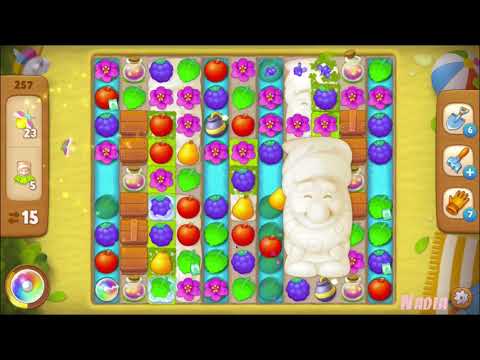 Gardenscapes Level 257. No Boosters used