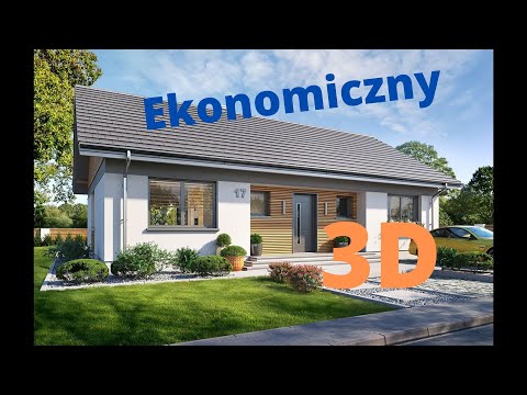 Projekt domu Ekonomiczny MG Projekt - Model 3D SketchUp Online