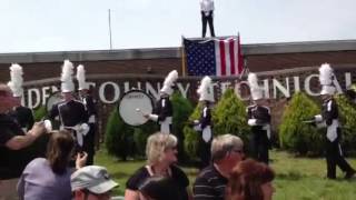 Jersey Surf drum and bugle corps entrance