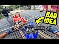 Almost Fell 50FT Doing This On My Motorcycle