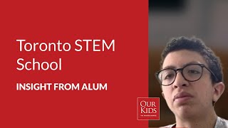 Toronto STEM School, Alumnus Video Review from Fernando Mancini de Sousa
