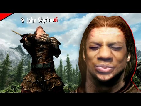 I Added Fully ai NPCs To Skyrim Just To Traumatize Them