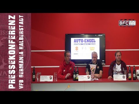 11.Spieltag - Regionalliga Nordost - VfB Germania Halberstadt - BFC Dynamo 4:5 - 13.10.2017 - PK