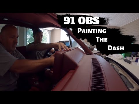 91 Chevy OBS Dash Removal and Painting