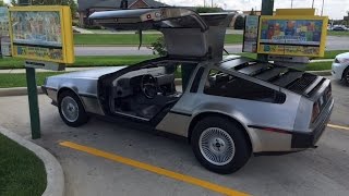 Delorean Ride Looking for Crystal Pepsi | Fun with a Delorean