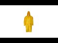 Плащ захисний від дощу з покриттям PVC CHESTER YELLOW