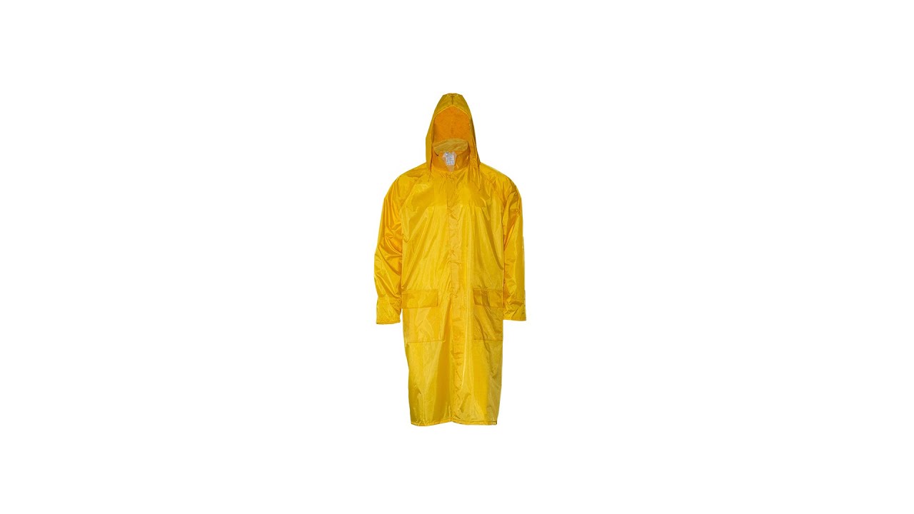 Плащ захисний від дощу з покриттям PVC CHESTER YELLOW