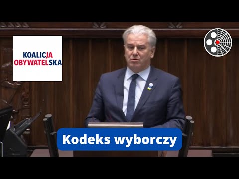 Cezary Grabarczyk krytykuje zmiany w Kodeksie wyborczym