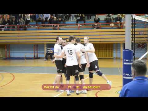 CALCIT VOLLEYBALL- SALONIT ANHOVO- PRVA 1/2 TEKMA 1.dol- moški