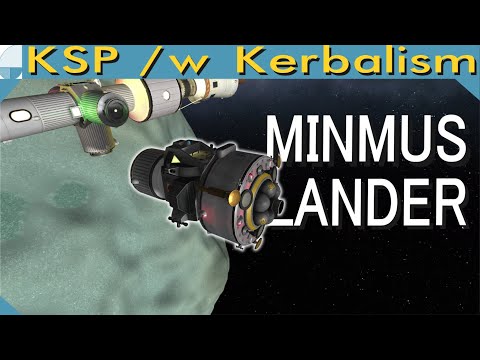 Bringing the Lander to Minmus Station | Stream pt. 4/4 (KSP 1.11.2)