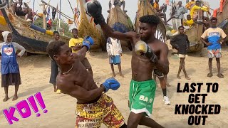 LAST TO GET KNOCKED OUT! Ghana Street Boxing is unrivaled! 🥊